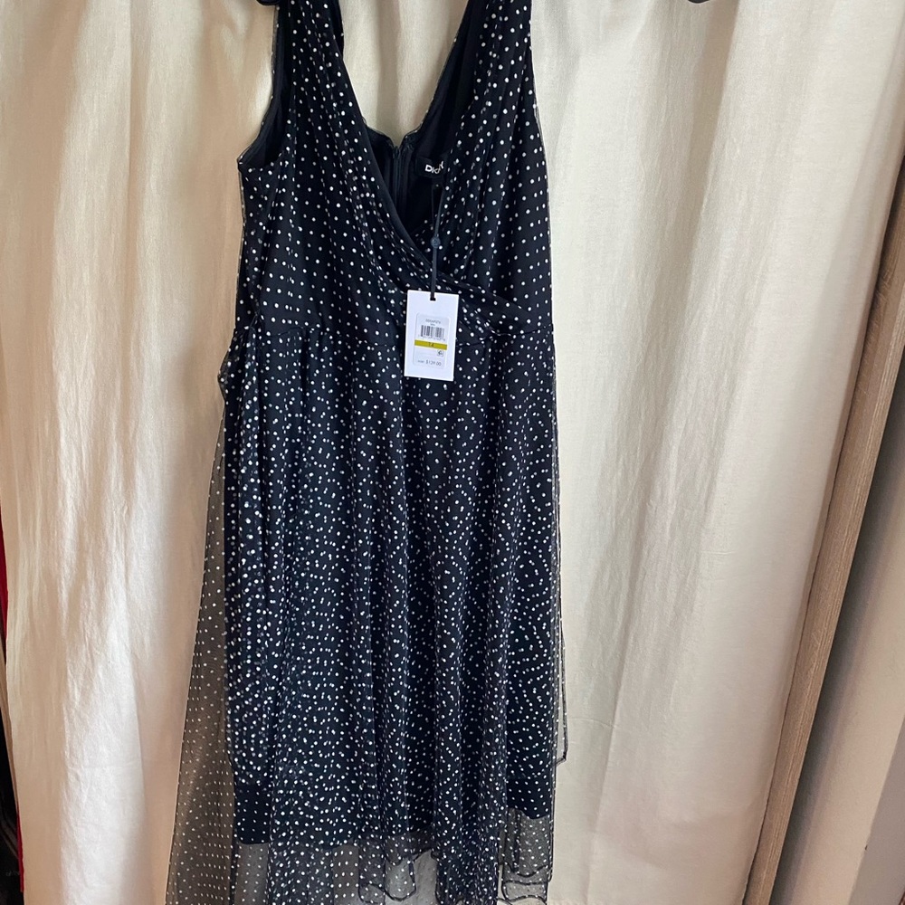B&W Polka Dot Dress